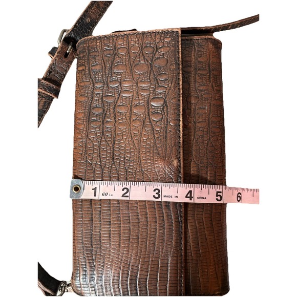 RARE Freebird By StevenLola Leather Handbag Crossbody Bag Moto Boho Festival EUC - Picture 13 of 13